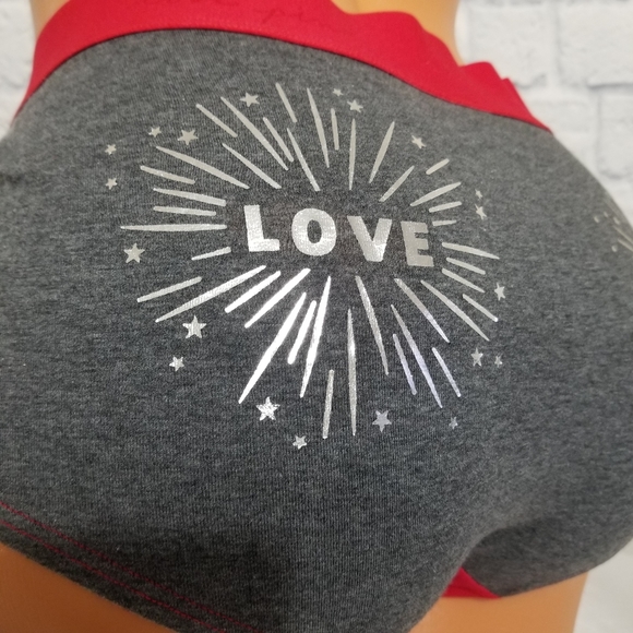 PINK Victoria's Secret Foil Bling Boyshort Panty Extra Large New - Picture 6 of 12